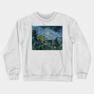 Mont Sainte-Victoire and Chateau Noir by Paul Cezanne Crewneck Sweatshirt